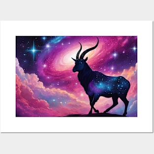 Capricorn zodiac sign Posters and Art